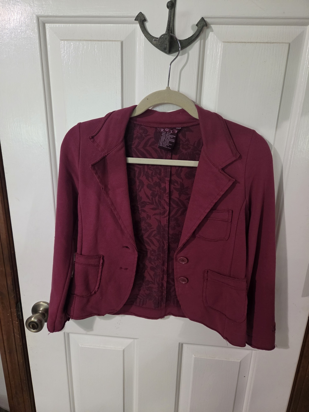 Roxy Women's Magenta Blazer Jacket